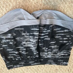 Black and Gray Sports Shorts